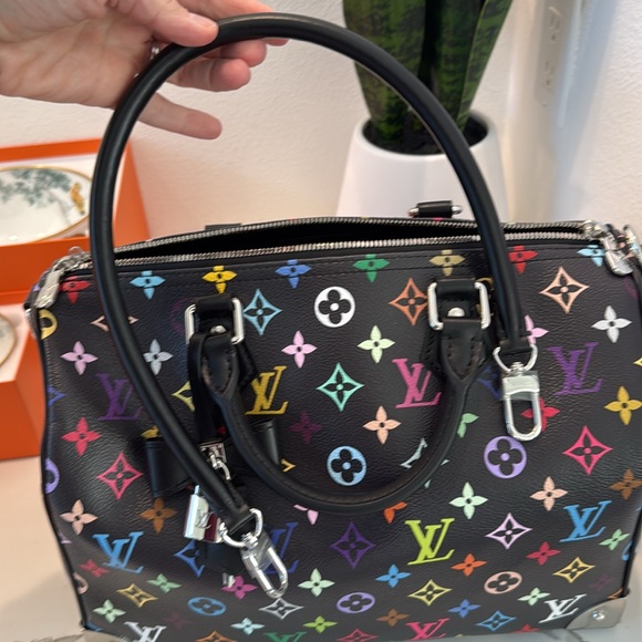 BRAND NEW RARE MURAKAMI SPEEDY NOIR LOUIS VUITTON 2025 collection LV X TM - Picture 10 of 16